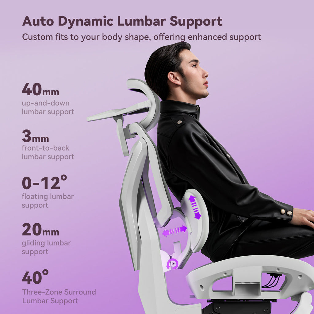 AutoFull G7 White Ergonomic Gaming Chair