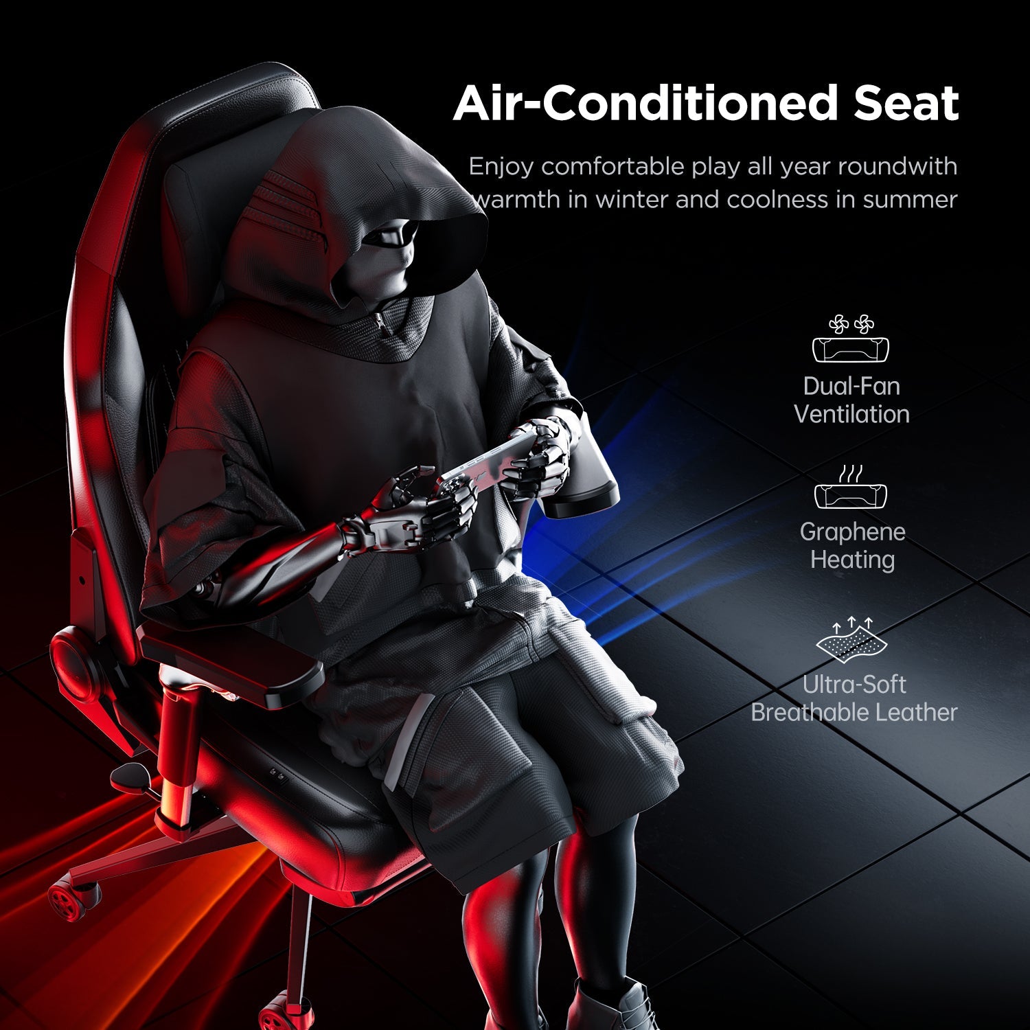 AutoFull M6 Pro 2.0 Ergonomic Gaming Chair [No Massage, Lower Price]