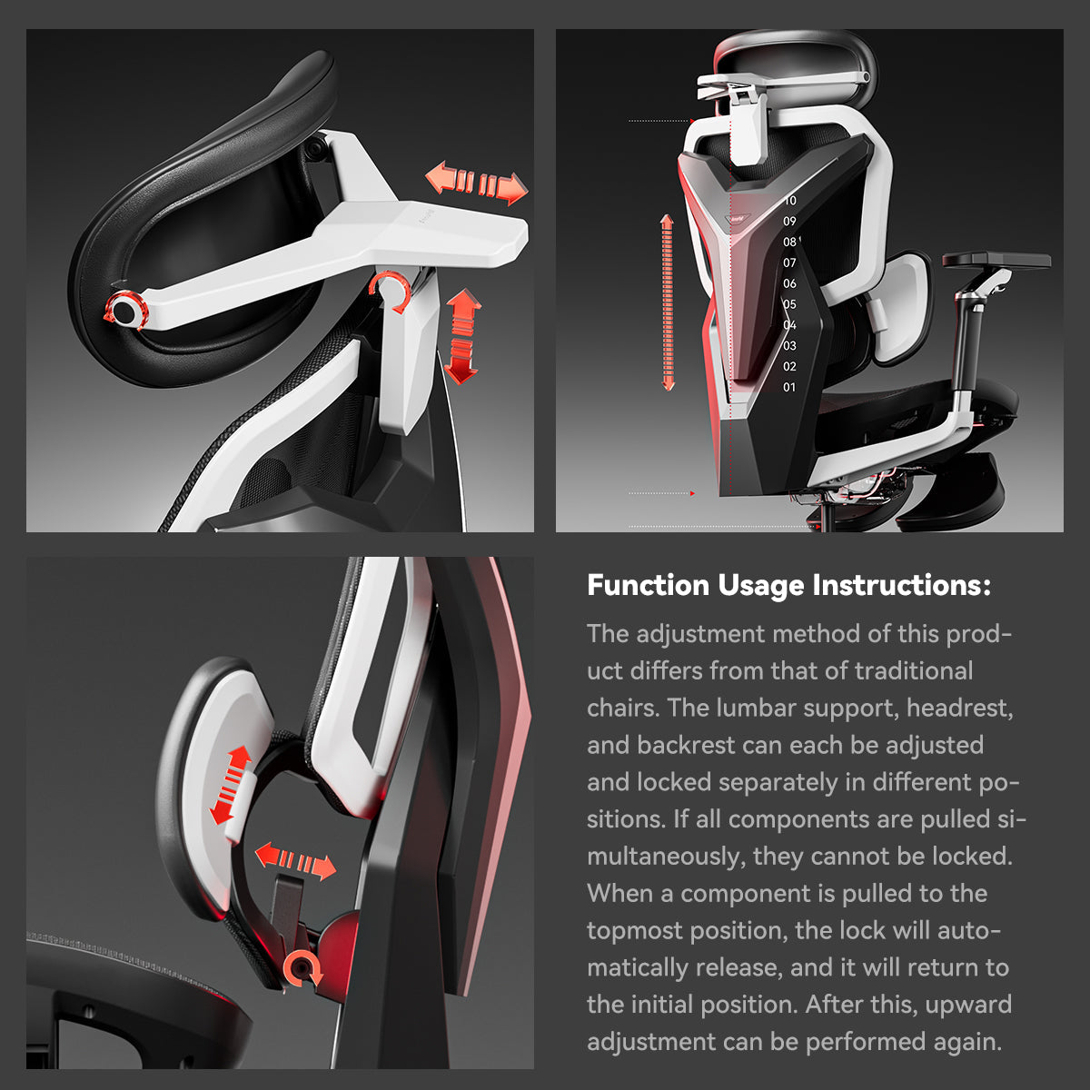 AutoFull G7 Black Ergonomic Gaming Chair